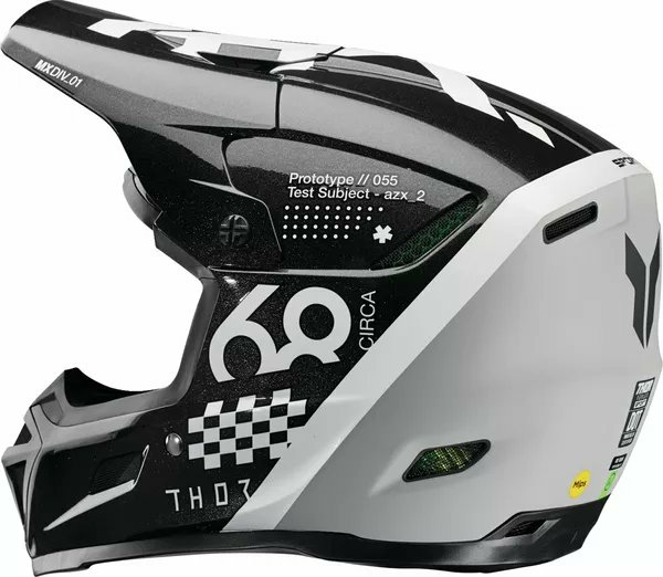 THOR Reflex Sport Riot Mips Helmet White, Black -3