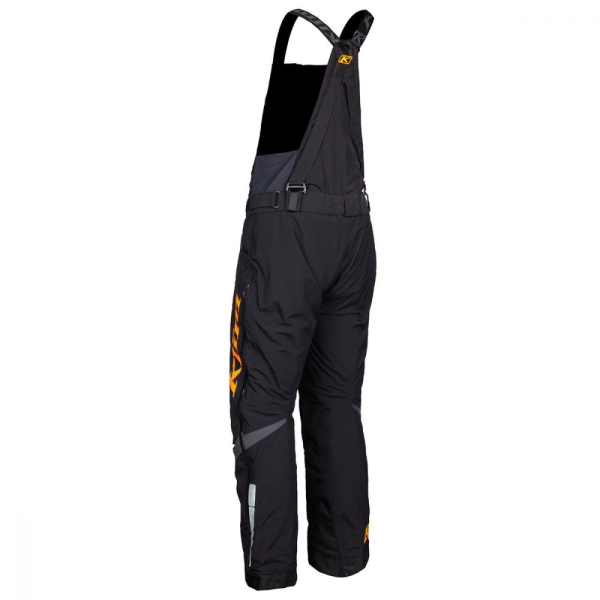 Pantaloni Snowmobil Klim Keweenaw Bib Black/Strike Orange Insula-1