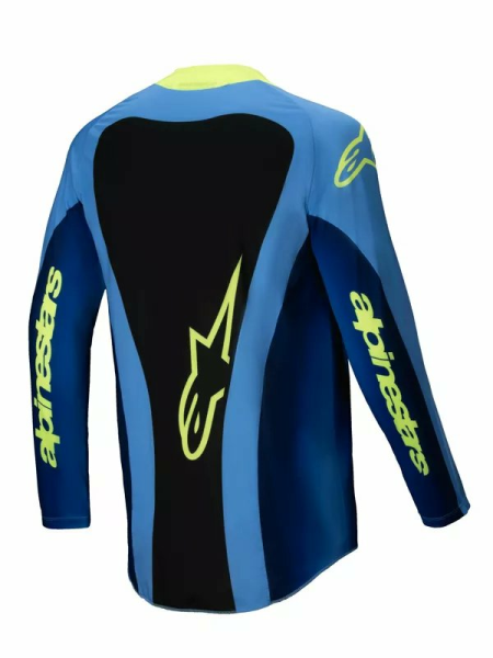 Alpinestars Techstar Melt Jersey Blue, Yellow -0