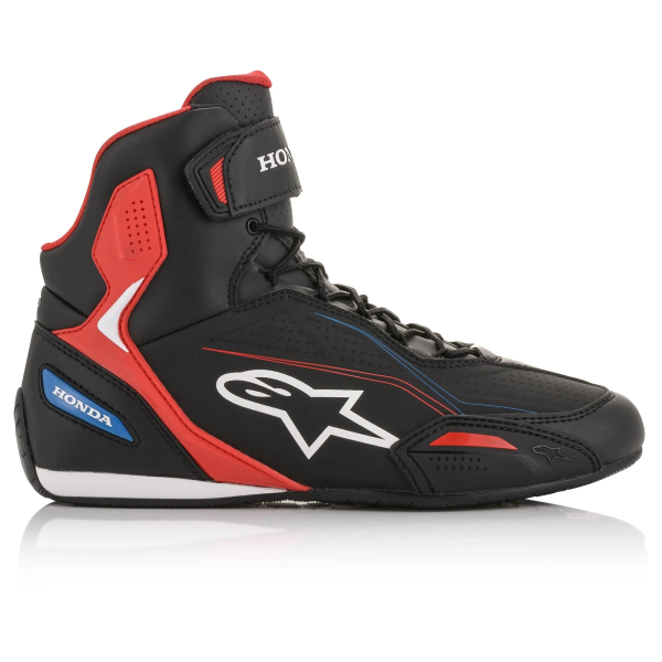 Ghete Alpinestars Faster-3 Honda Edition Negru/Rosu/Albastru-2