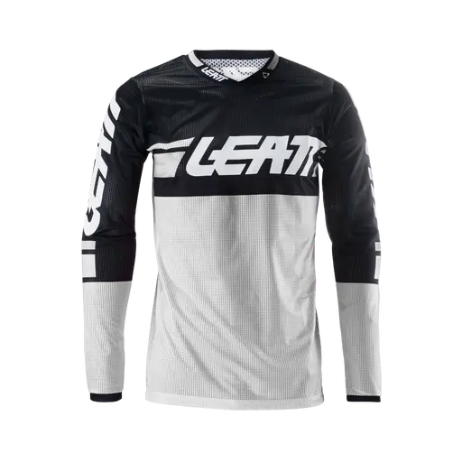 Tricou Leatt 4.5 X-Flow White/Black-2