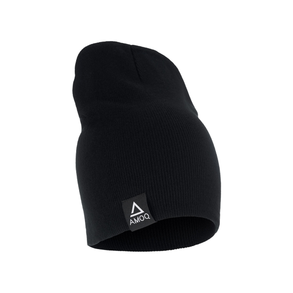 AMOQ Beanie Fold-Up Black