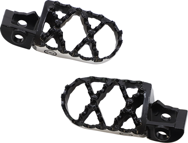 MOOSE RACING Hybrid Footpegs Black 