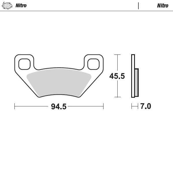 Nitro Atv Brake Pads