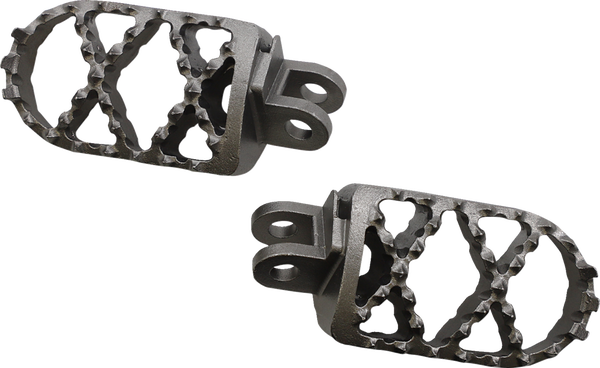 MOOSE RACING Pro Footpegs Silver 