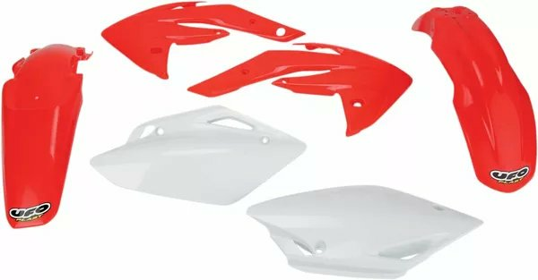 Full Body Replacement Plastic Kit Red, White-0