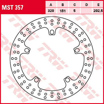 Disc frana fata TRW BMW F 800 GT '13-/S 1000 / R / RR / XR '09-/R 1100 S '99-'05/ R 1150 R / RS / RT '00-'06/K 1200 LT / GT / S '99- '09/K 1300 GT / R / S '09-'15/K 1600 GT / GTL '11-