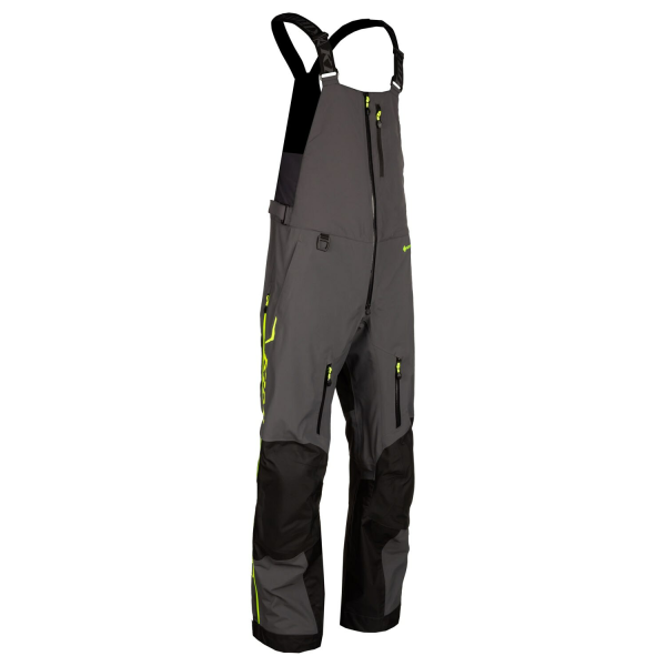 Pantaloni Snowmobil Klim Togwotee Bib Non-Insulated Asphalt - Hi-Vis-4