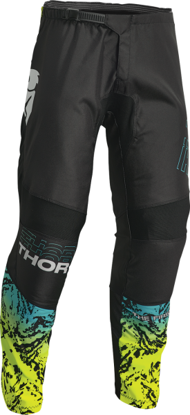 Pantaloni Copii Thor Sector Atlas Acid/Black/Teal-1