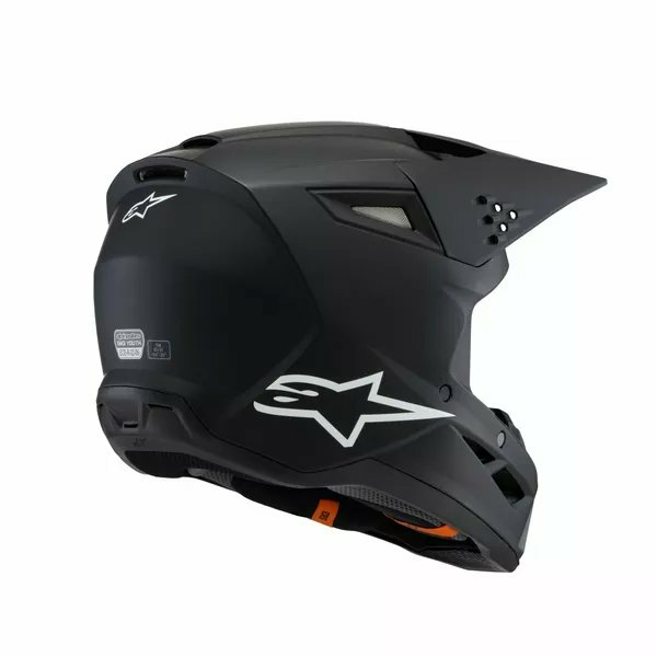 Alpinestars Youth S-m3 Solid Helmet Black -1