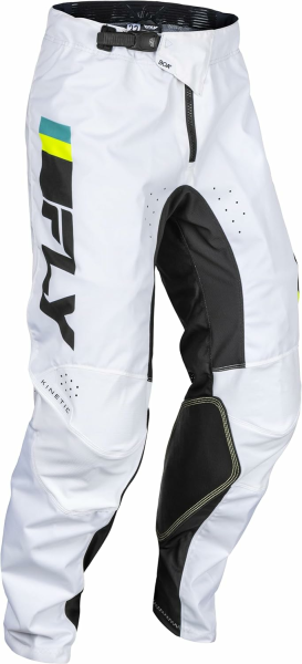 Combo Echipament Mx/Enduro Fly Kinetic Alb/Negru/Fluo-3