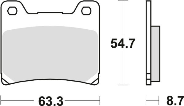 Placute frana fata/spate TRW Sinterizate STREET YAMAHA TZR 125 '88-'00/ FZR 600 '89-'95/ YZF 600 '96-'02/ FZ 750 '85-'94/ XV 750 '89-'92/YZF 750 '93-'98/TDM 850 '91-'96/XJ 900 '83-'03