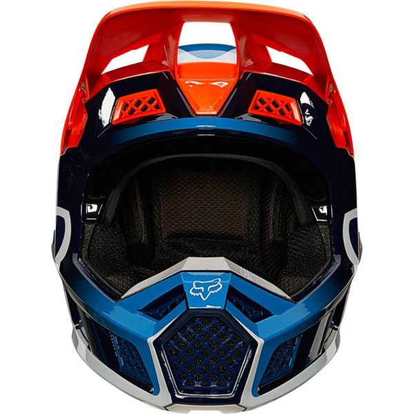 Casca Fox Racing V3 RS Wired Flo Orange-3