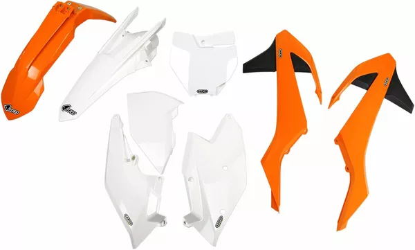 Full Body Replacement Plastic Kit Black, Orange, White-1