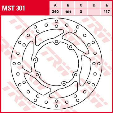 Disc frana fata TRW HONDA CR 125/250 '95-'07/CRF 250/450 R / X '04-'17