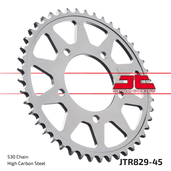 JT SPROCKETS Induction Hardened Black Zinc Finish Rear Sprocket Black, Zinc -27aee7b63e49a9ce1e6eb8ab8d52eb88.webp