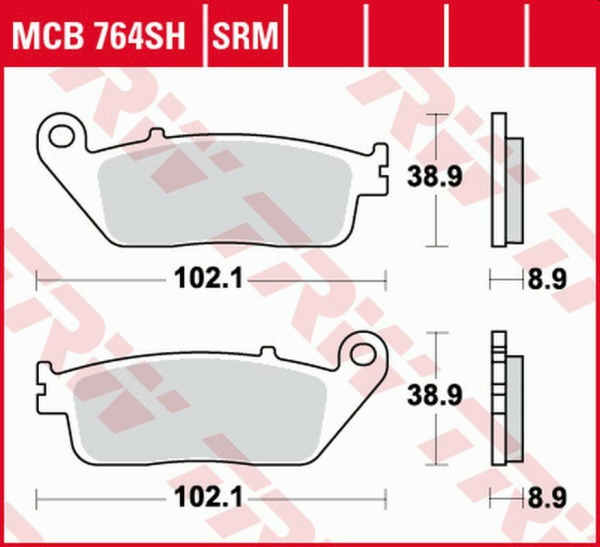 Placute frana fata TRW Sinterizate STREET BMW C 650 '12 -'18/ HONDA VT 600 SHADOW '94 -'99/CB / CBR 650 '14 -'20/ NTV 650/VFR 750