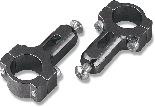 MOOSE RACING Aluminum 7-8'' Handguard Mount Clamps Black 