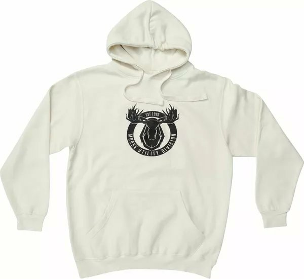 MOOSE RACING Mud Badge Hoodie Off-white 