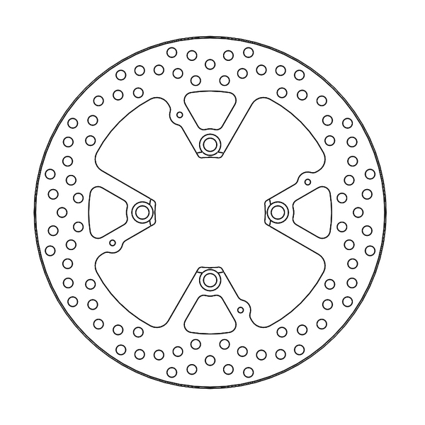 Halo Series Fixed Rotor Polished Steel, Silver, Stainless Steel