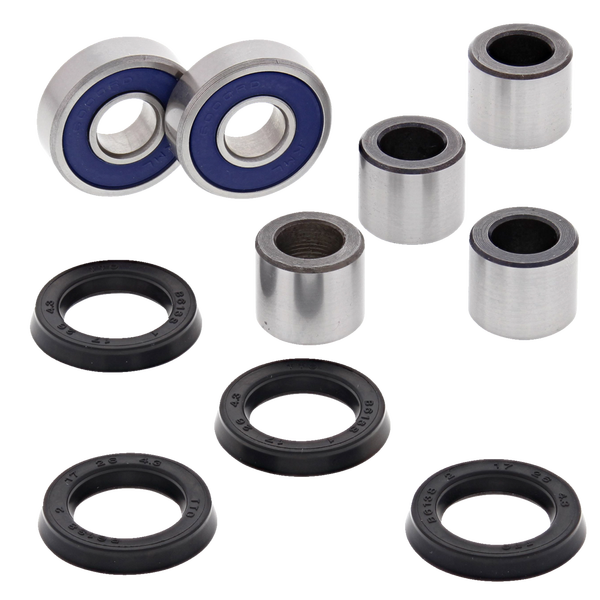 MOOSE RACING A-arm Bearing And Seal Kit Black, Chrome 