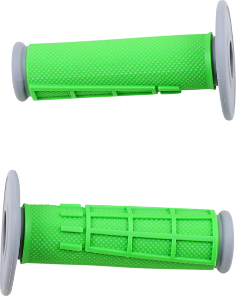 MOOSE RACING Comp Diamond Half Waffle Grips Green -292d9195d5c6be48e19da5caf780a0de.webp