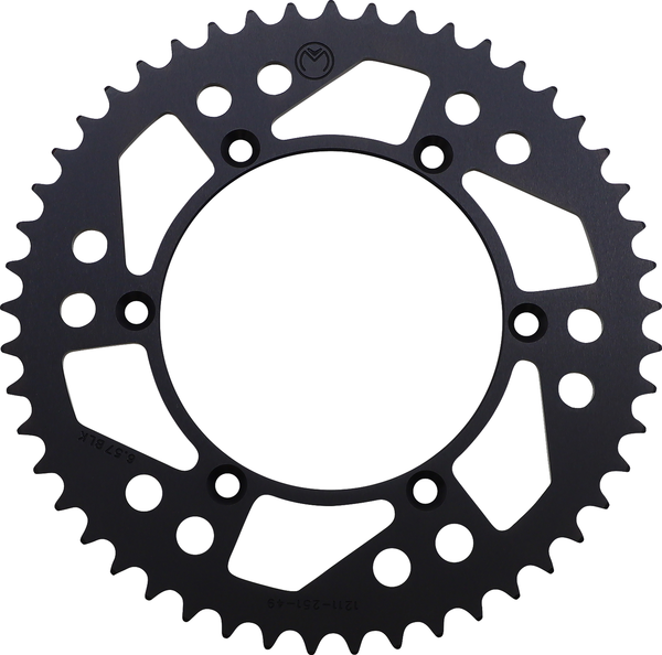 MOOSE RACING Rear Aluminum Sprocket Black -0