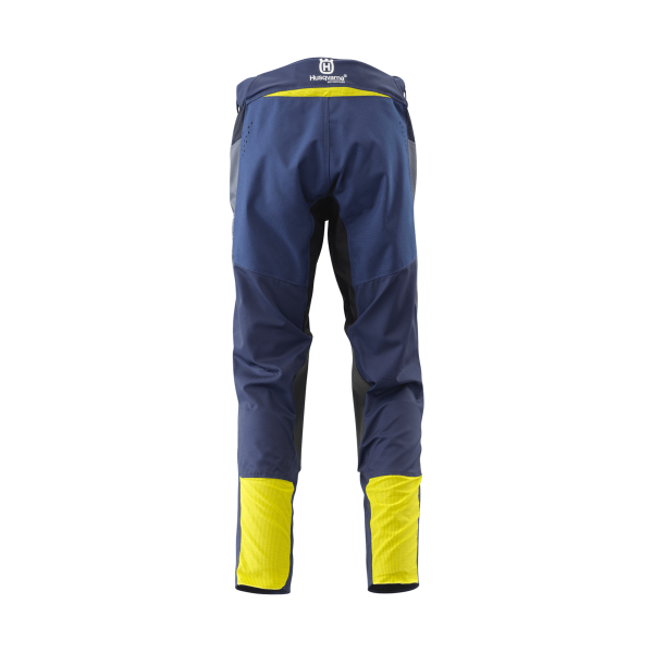 Pantaloni Husqvarna Authentic Albastru/Galben-1