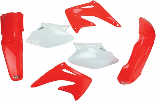 Full Body Replacement Plastic Kit Red, White-2