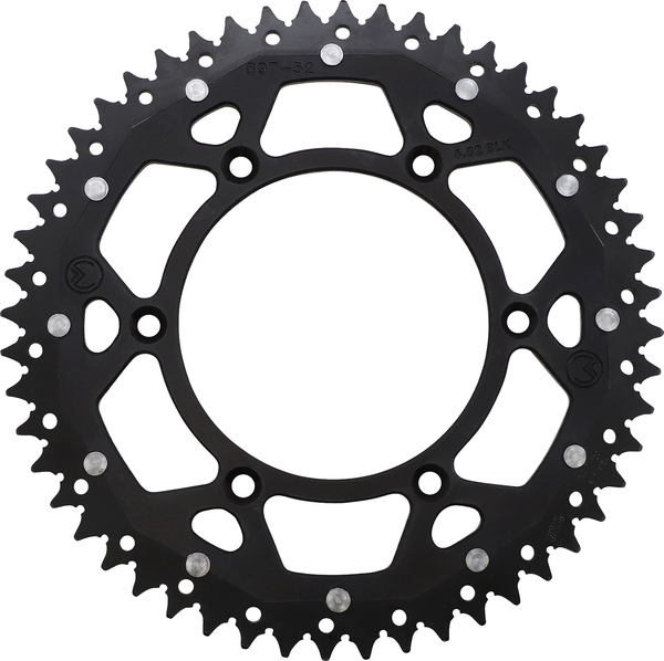 MOOSE RACING Dual Sprocket Black -0