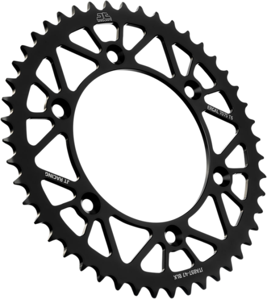 Racelite Aluminum Rear Sprocket Black