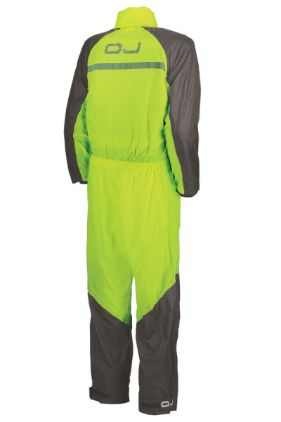 Costum de ploaie OJ Compact Black/Fluorescent Yellow-1