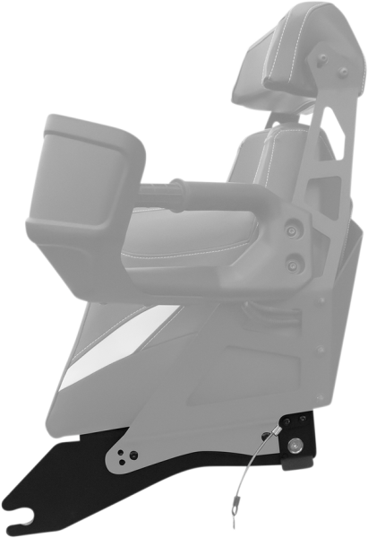 2-up Seat Bracket Black-0