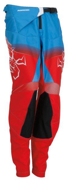 Pantaloni Copii Moose Racing Agroid Red/White/Blue-3