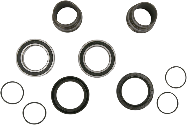 Watertight Wheel Collar And Bearing Kits Black, Silver