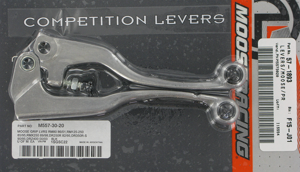 MOOSE RACING Competition Lever Black, Silver -0