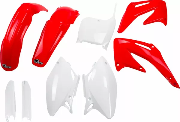 Full Body Replacement Plastic Kit Red, White-3