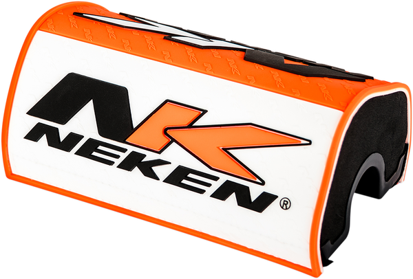 Oversized Handlebar Pad Orange, White