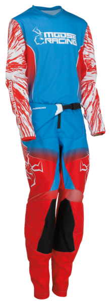 Pantaloni Copii Moose Racing Agroid Red/White/Blue-5