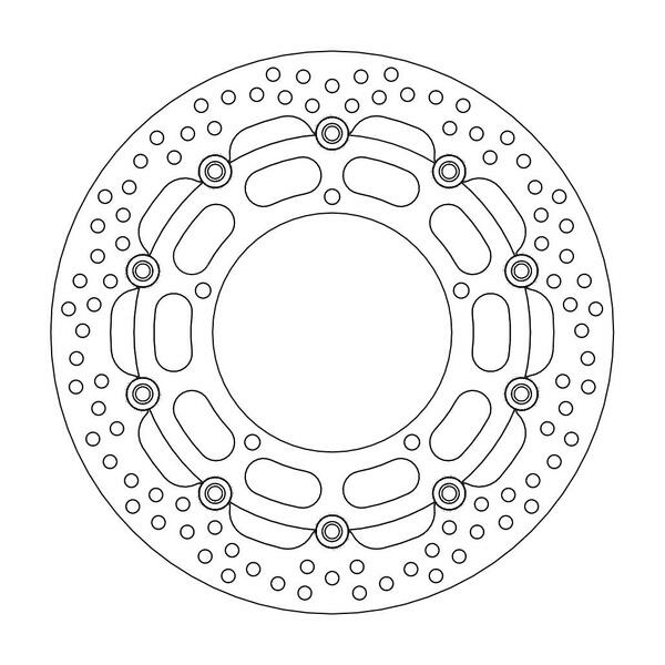 Halo Series Floating Rotor Black