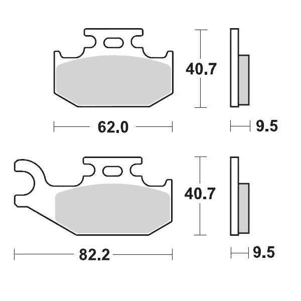 Racing Brake Pads Atv