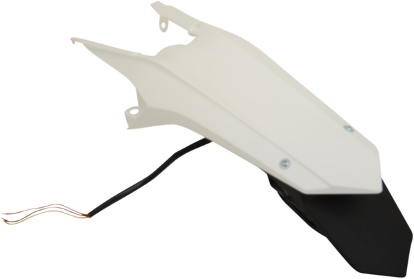 Enduro Rear Fender White 