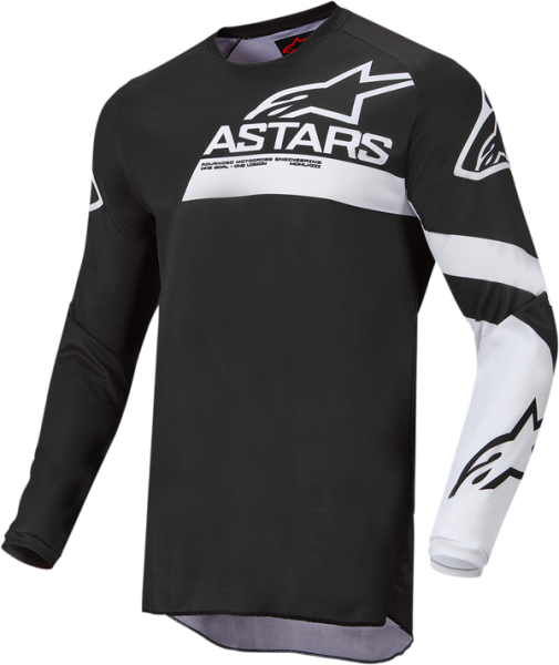 Tricou copii Alpinestars Racer Chaser S21 Black/White-1