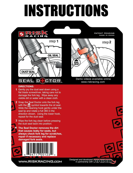 Fork Seal Doctor - Unealta de curatat simenguri furca Risk Racing-5