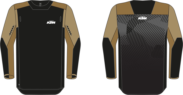 RACETECH JERSEY BLK/SAFARI