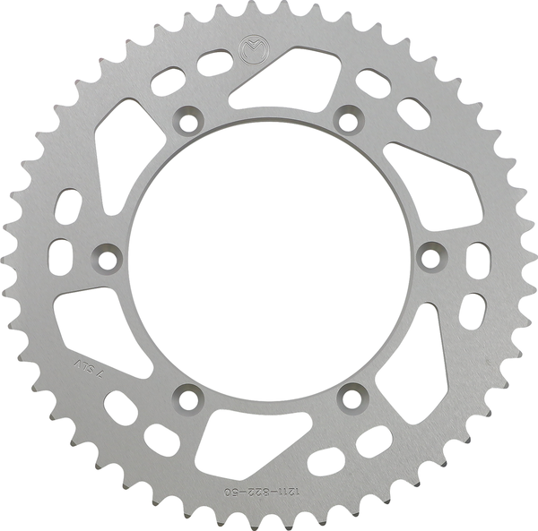 MOOSE RACING Rear Aluminum Sprocket Silver -0