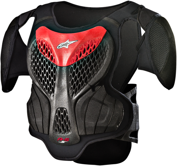 Armură Copii Alpinestar A-5 Black Red-3