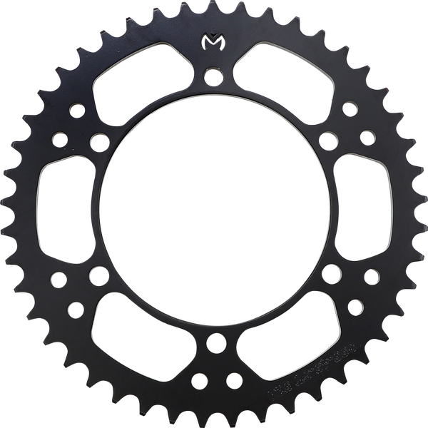 MOOSE RACING Steel Rear Sprocket Black, Zinc Plated -0