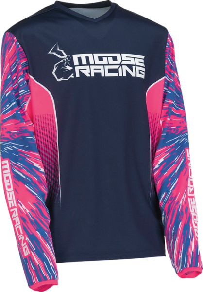 Tricou copii Moose Racing Agroid Pink/Blue-2f2489cdd23e3d068d18ed0b74155212.webp