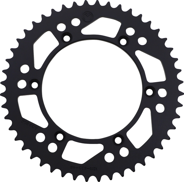 MOOSE RACING Rear Aluminum Sprocket Black -0